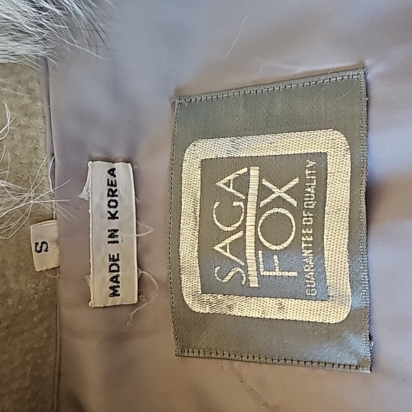 Vintage SAGA FOX genuine fur jacket excellent rarely worn soft warm elegant - Picture 9 of 14